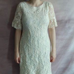 Vintage-style lace dress